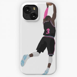 Dwayne Wade Miami Heat Vice Sticker iPhone 15 Slim Phone Case Cover
