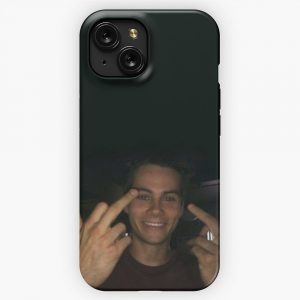 Dylan O Brien Middle Fingers iPhone 15 Slim Phone Case Cover