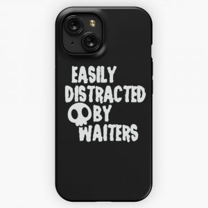 Easily Distracted By Waiters iPhone 15 Slim Phone Case Cover
