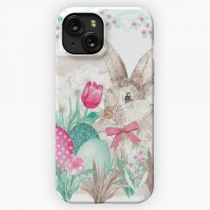 Easter Bunny iPhone 15 Slim Phone Case Cover