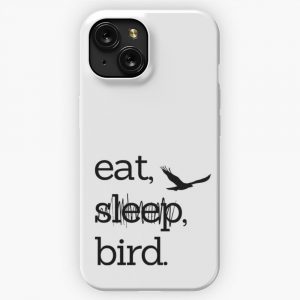 Eat Sleep Bird iPhone 15 Slim Phone Case Cover