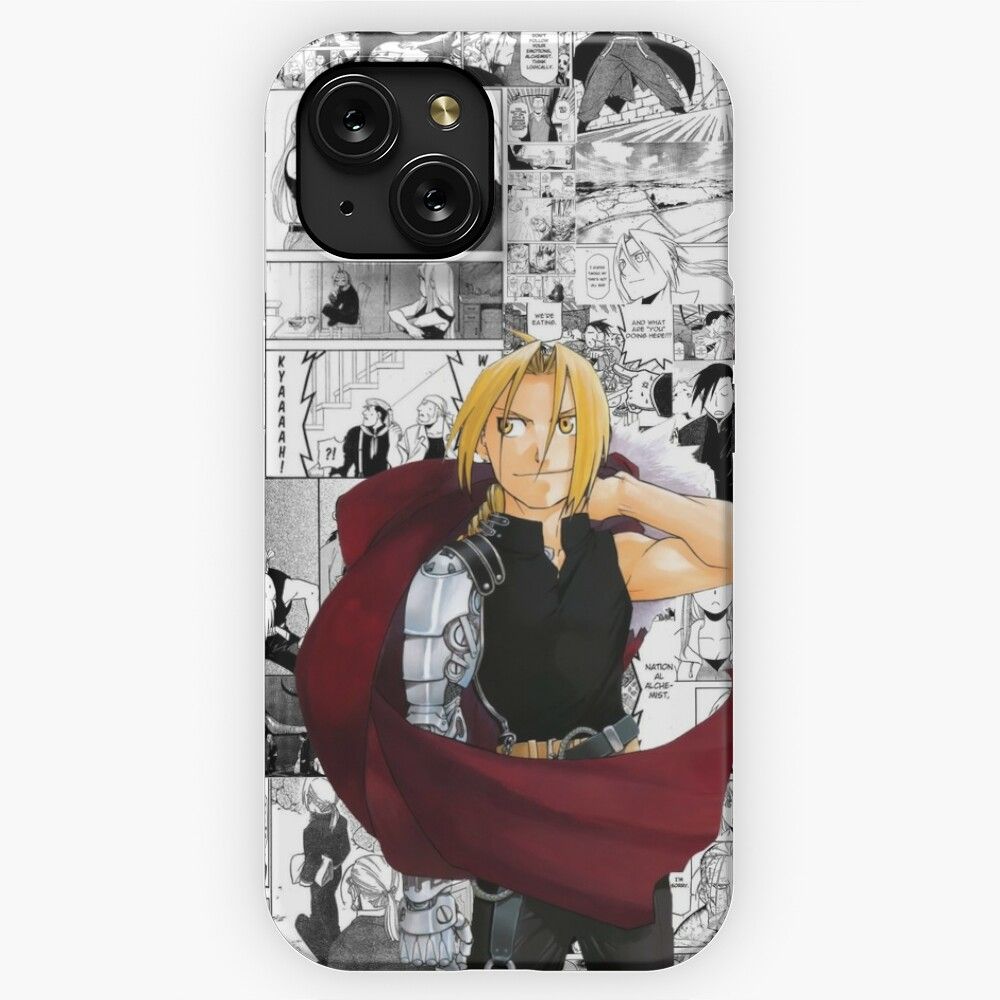 Edward Elric Manga Collage iPhone 15 Slim Phone Case Cover