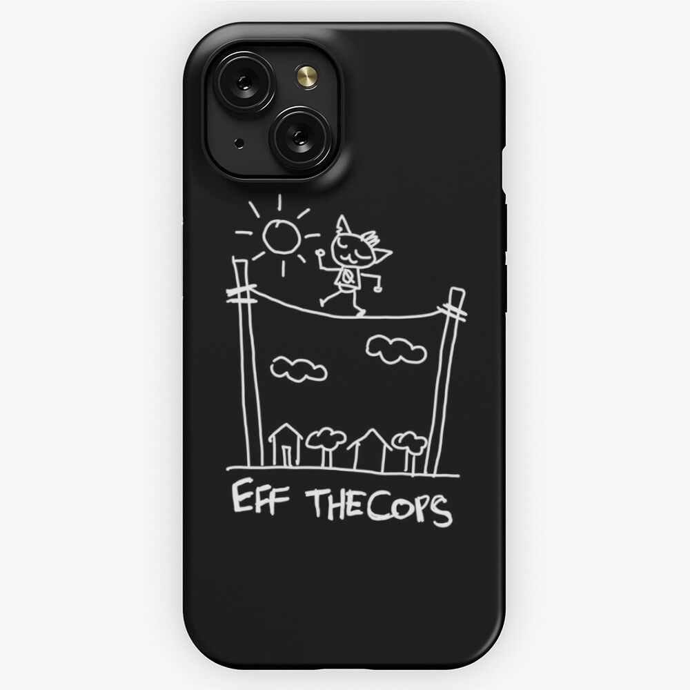 Eff The Cops Night In The Woods Journal Page iPhone 15 Slim Phone Case Cover