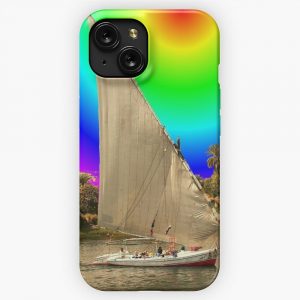 Egyptian Sunset iPhone 15 Slim Phone Case Cover