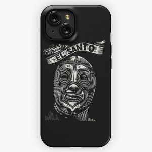 El Santo Mexican Lucha Libre Wrestling iPhone 15 Slim Phone Case Cover