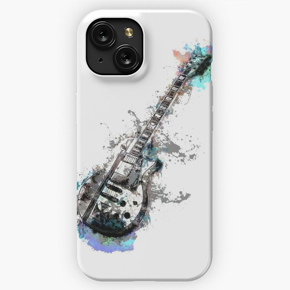 Electric Guitar iPhone 15 Slim Phone Case Cover