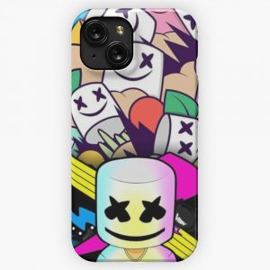 Electro Party Marshmellow iPhone 15 Slim Phone Case Cover