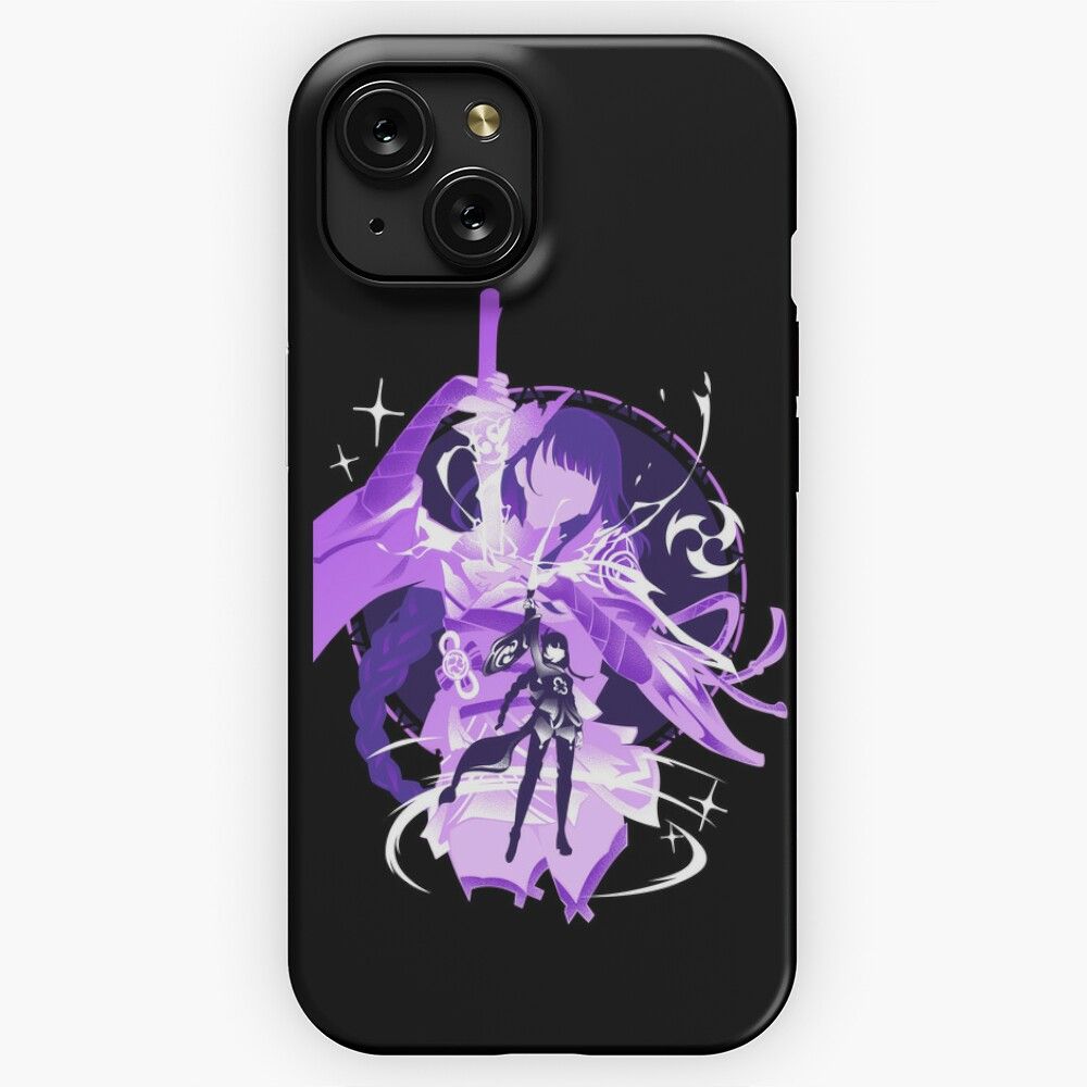 Electro Raiden Shogun iPhone 15 Slim Phone Case Cover