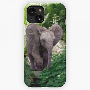 Elephant And Jungle iPhone 15 Slim Phone Case Cover