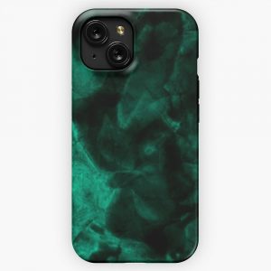 Emerald Marble iPhone 15 Slim Phone Case Cover
