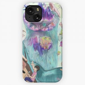 Enchanted Journey Summer Hike In A Fantasy Sky iPhone 15 Slim Phone Case Cover