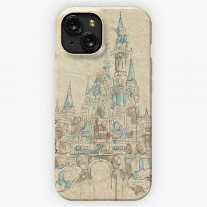 Enchanted Storybook Castle iPhone 15 Slim Phone Case Cover