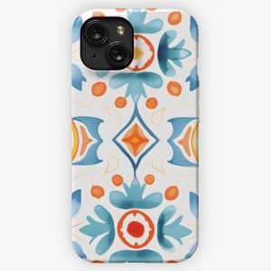 Enchanting Arabic Mosaic Patterns Of Intrigue iPhone 15 Slim Phone Case Cover