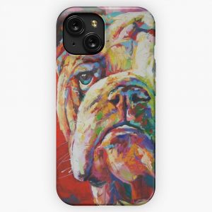 English Bulldog iPhone 15 Slim Phone Case Cover