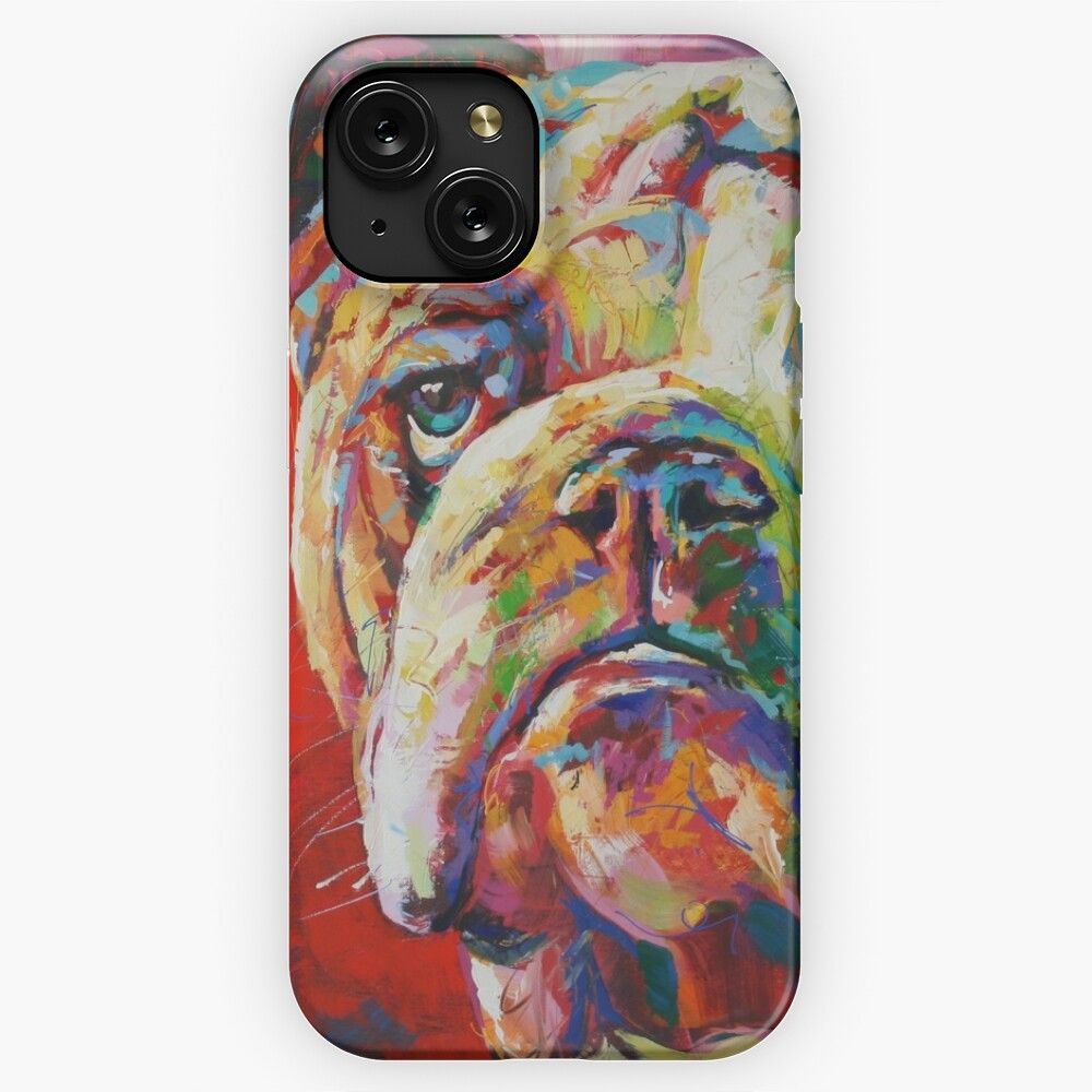 English Bulldog iPhone 15 Slim Phone Case Cover