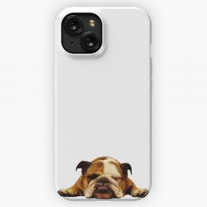 English Bulldog Lazy Beast iPhone 15 Slim Phone Case Cover