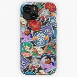 Epcot Center Badges iPhone 15 Slim Phone Case Cover