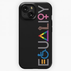Equality V2 For Dark Fabric iPhone 15 Slim Phone Case Cover