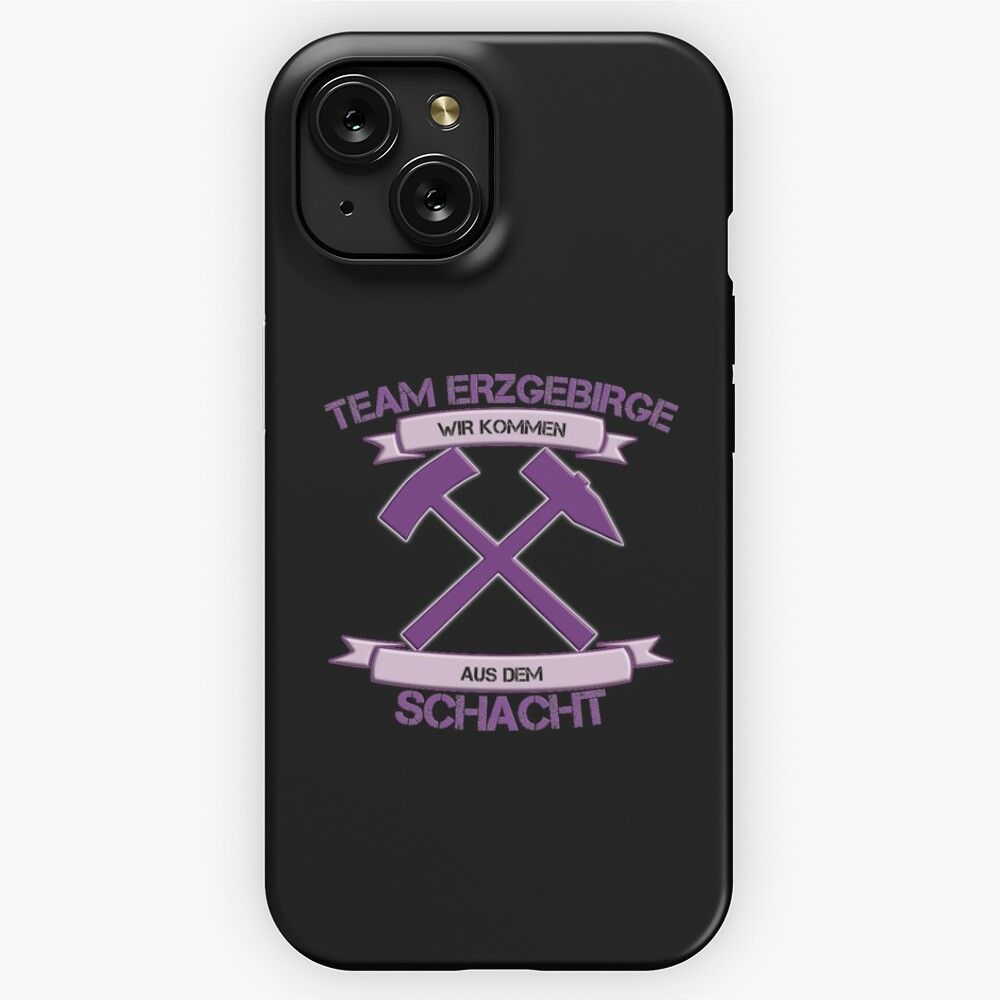 Erzgebirge Team Aue Schacht Soccer Gift Nature iPhone 15 Slim Phone Case Cover