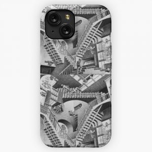 Escher iPhone 15 Slim Phone Case Cover