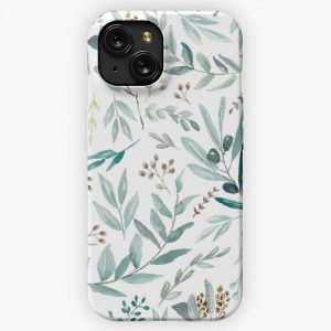 Eucalyptus Pattern iPhone 15 Slim Phone Case Cover