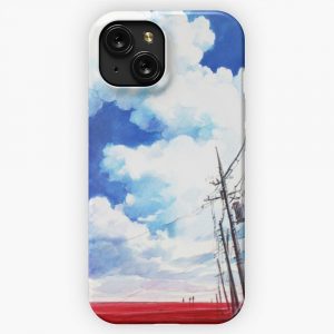 Evangelion Blood Sea iPhone 15 Slim Phone Case Cover