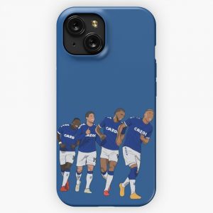 Everton Goal Celebration Richarlison Calvert Lewin Rodriguez Nkounkou iPhone 15 Slim Phone Case Cover