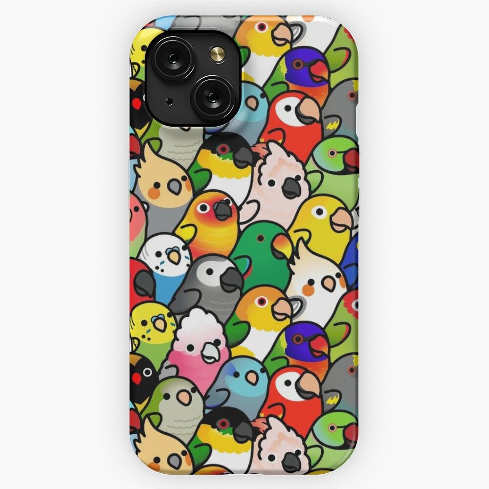 Everybirdy Pattern iPhone 15 Slim Phone Case Cover
