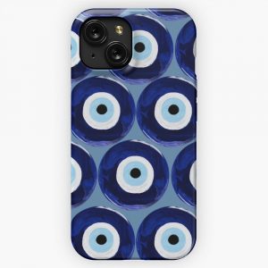 Evil Eye Amulet iPhone 15 Slim Phone Case Cover