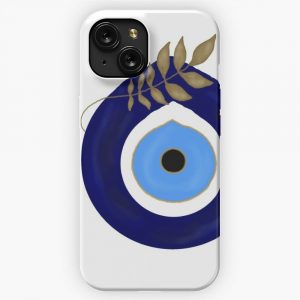Evil Eye Nazar Boncuu iPhone 15 Slim Phone Case Cover