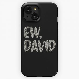 Ew David The Leopard Print Iconic Schitts Creek Alexis Rose To David Rose Quote iPhone 15 Slim Phone Case Cover