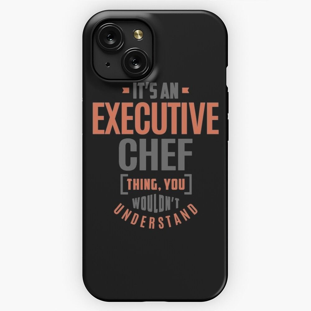 Executive Chef iPhone 15 Slim Phone Case Cover