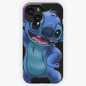 Experiment 626 Stitch Zoomed In iPhone 15 Slim Phone Case Cover