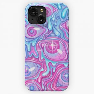 Eyeball Pattern Version 2 iPhone 15 Slim Phone Case Cover