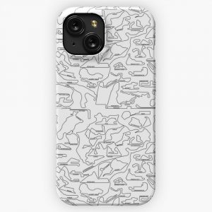F1 Circuits iPhone 15 Slim Phone Case Cover