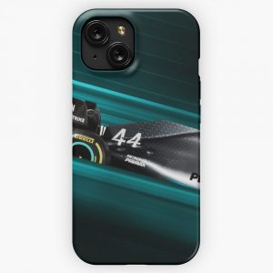 F1 Lewis Hamilton Mercedes 44 iPhone 15 Slim Phone Case Cover