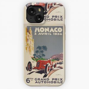 F1 Vintage Poster iPhone 15 Slim Phone Case Cover