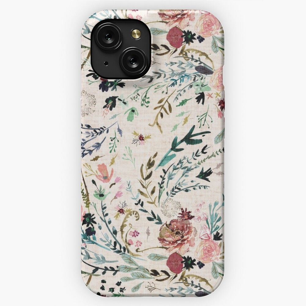 Fable Floral iPhone 15 Slim Phone Case Cover