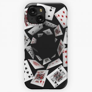 Falling Cards iPhone 15 Slim Phone Case Cover