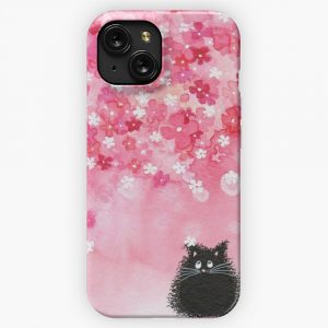 Falling Petals iPhone 15 Slim Phone Case Cover