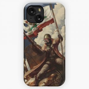 Fallout Ncr Ranger Flag Fan Art Poster iPhone 15 Slim Phone Case Cover