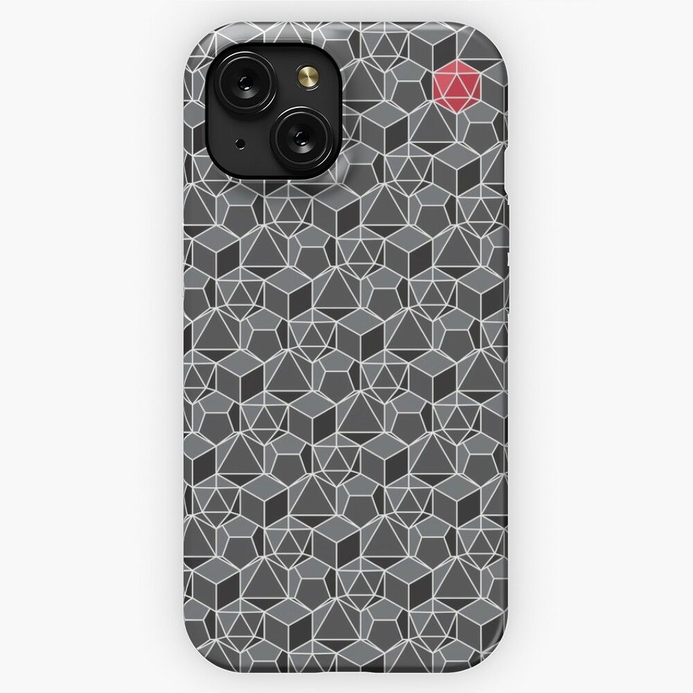 Fantasy Dice Pattern iPhone 15 Slim Phone Case Cover