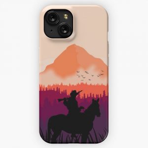 Far West Sunset iPhone 15 Slim Phone Case Cover