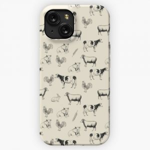 Farm Animals iPhone 15 Slim Phone Case Cover