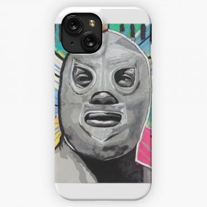 Feel Ink Enmascarado Plata Mexican Wrestler Legend El Santo iPhone 15 Slim Phone Case Cover