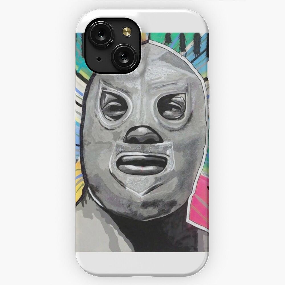 Feel Ink Enmascarado Plata Mexican Wrestler Legend El Santo iPhone 15 Slim Phone Case Cover