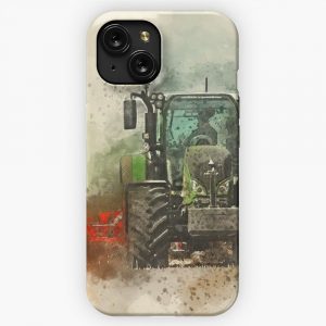 Fendt Tractor Grafting iPhone 15 Slim Phone Case Cover