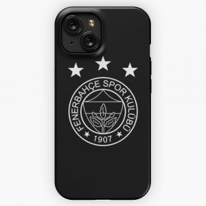 Fenerbahce Black iPhone 15 Slim Phone Case Cover
