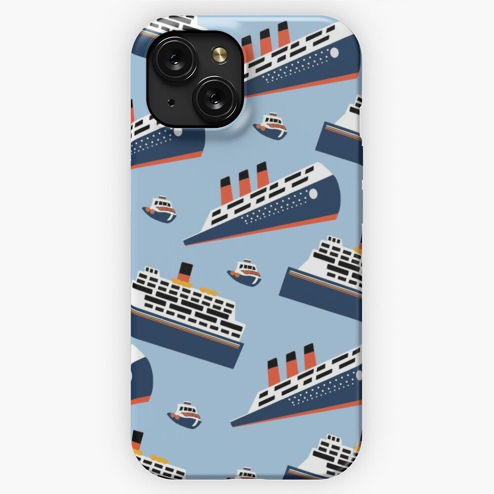 Ferry Boat Scrub Cap iPhone 15 Slim Phone Case Cover