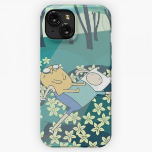 Field Of Flowers Adventure Time iPhone 15 Slim Phone Case Cover